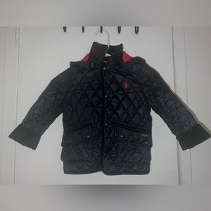 Polo Ralph Lauren Black Quilted Jacket
Boys 4/4T